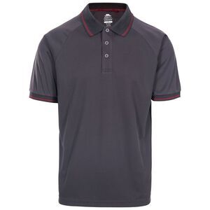 Trespass Mens Bonnington Polo Top / Dark Gray